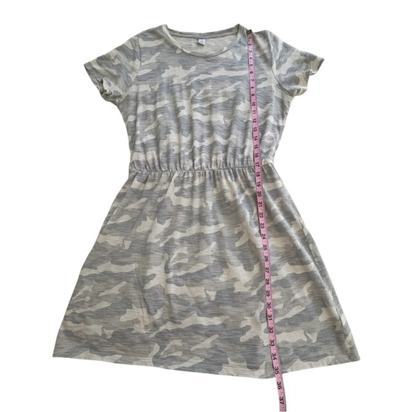 Old Navy Waist-Defined Slub-Knit Mini T-Shirt Dress - Size Large - Picture 11 of 12